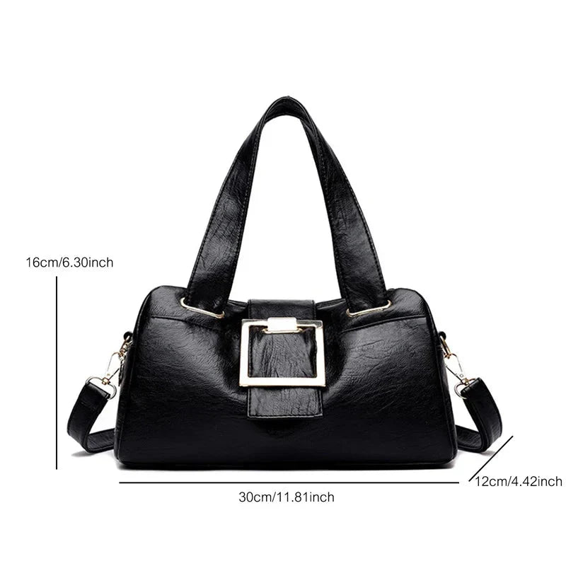 Bolsa Feminina de Ombro, Design Clássico Modelo Raissa