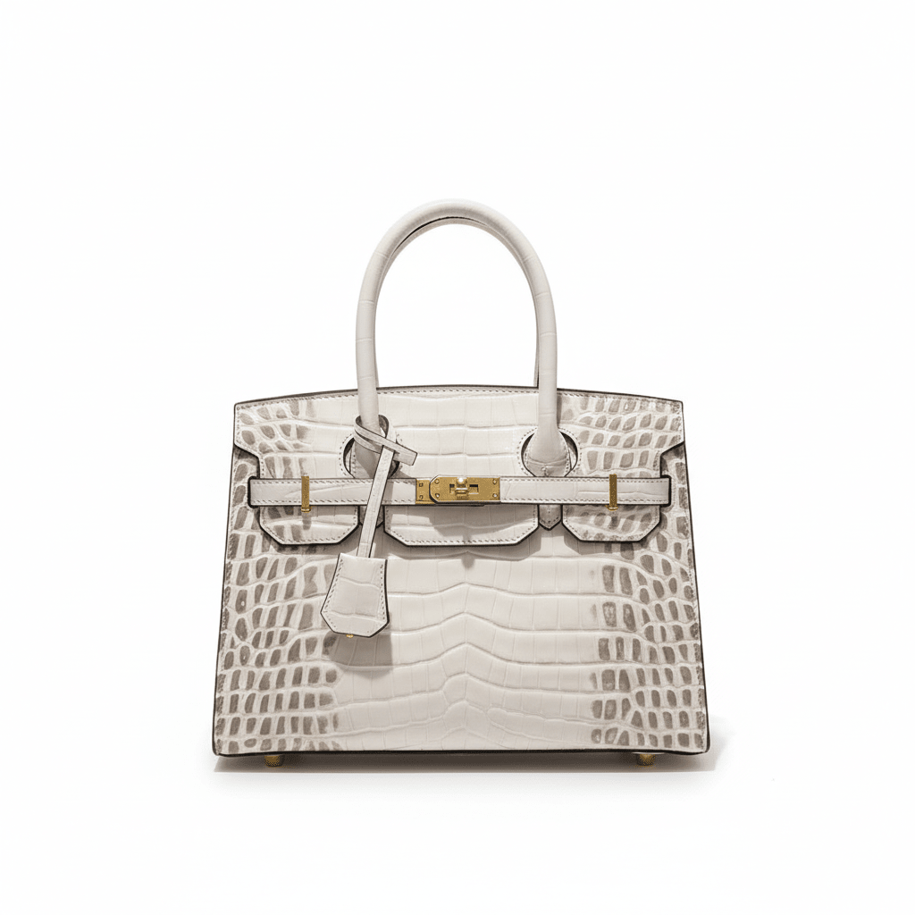 Bolsa Feminina em Couro PU Textura Croco Modelo Blinkin